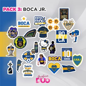 Pack de calcos N° 3: Boca Juniors